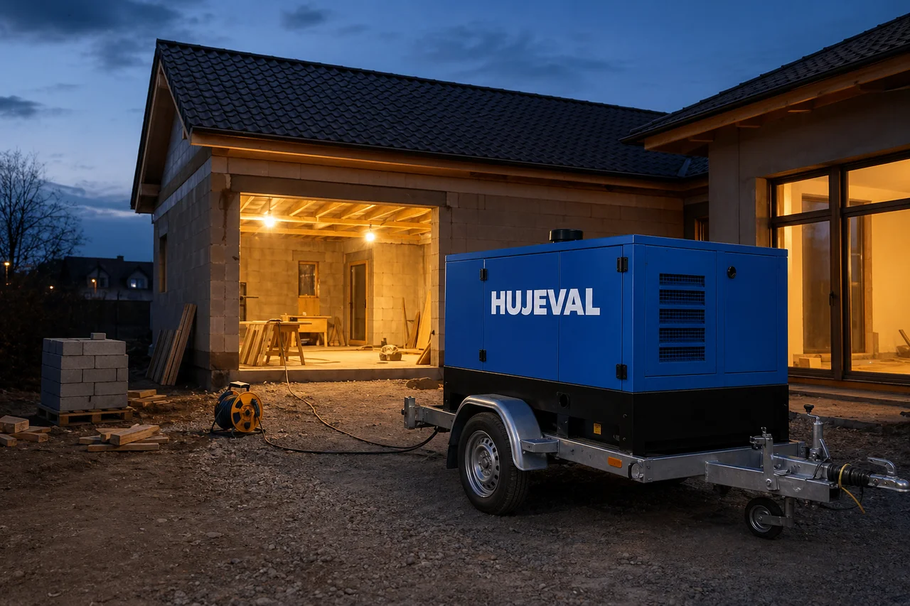 Mobilní elektrocentrála Valeon v praxi — detail