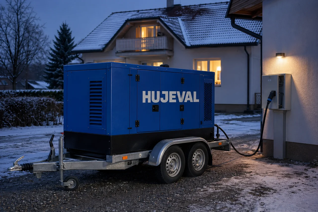 Záloha celého domu: zkušenost rodiny, která to po šesti letech přepojila s ATS — mobilní elektrocentrála Hujeval